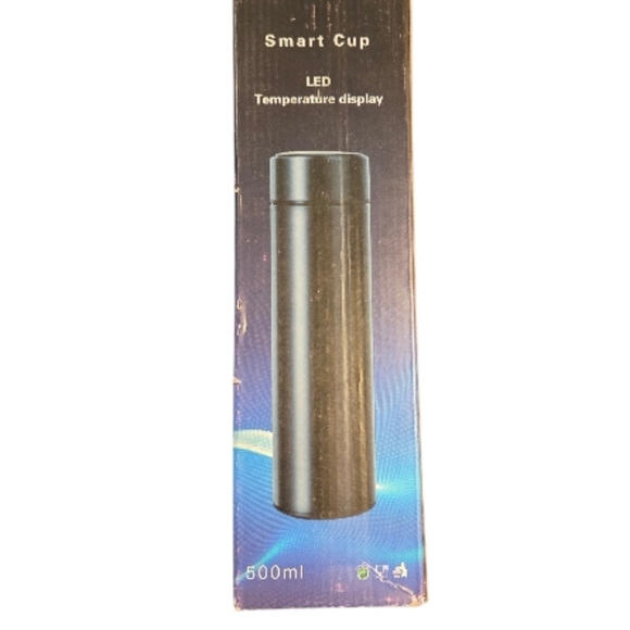 Black Smart LED Temperature Display Cup - Picture 2 of 4